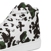 Flecktarn Scandinavian Snow CAMO Mens High-Top Canvas Shoes