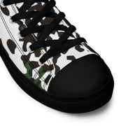Flecktarn Scandinavian Snow CAMO Mens High-Top Canvas Shoes