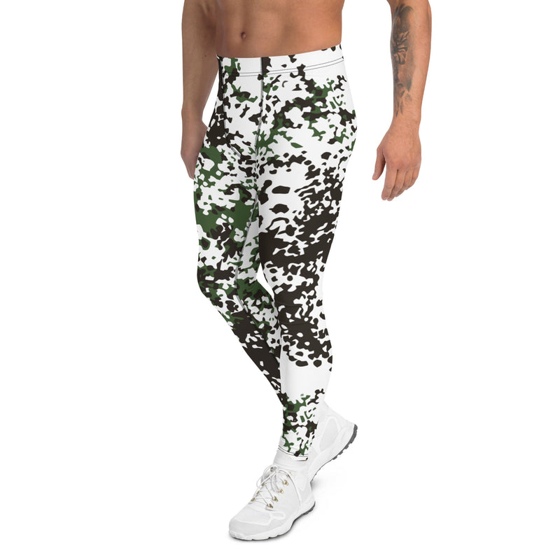 Flecktarn Scandinavian Snow CAMO Mens Leggings - Men