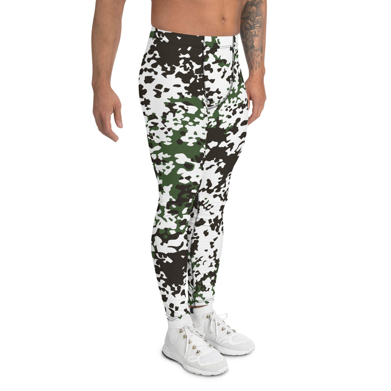 Flecktarn Scandinavian Snow CAMO Mens Leggings - Men
