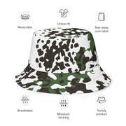 Flecktarn Scandinavian Snow CAMO Reversible Bucket Hat - Head