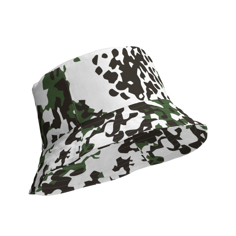 Flecktarn Scandinavian Snow CAMO Reversible Bucket Hat - Head