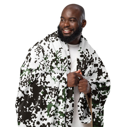 Danish Flecktarn Snow CAMO Sherpa blanket - Blanket