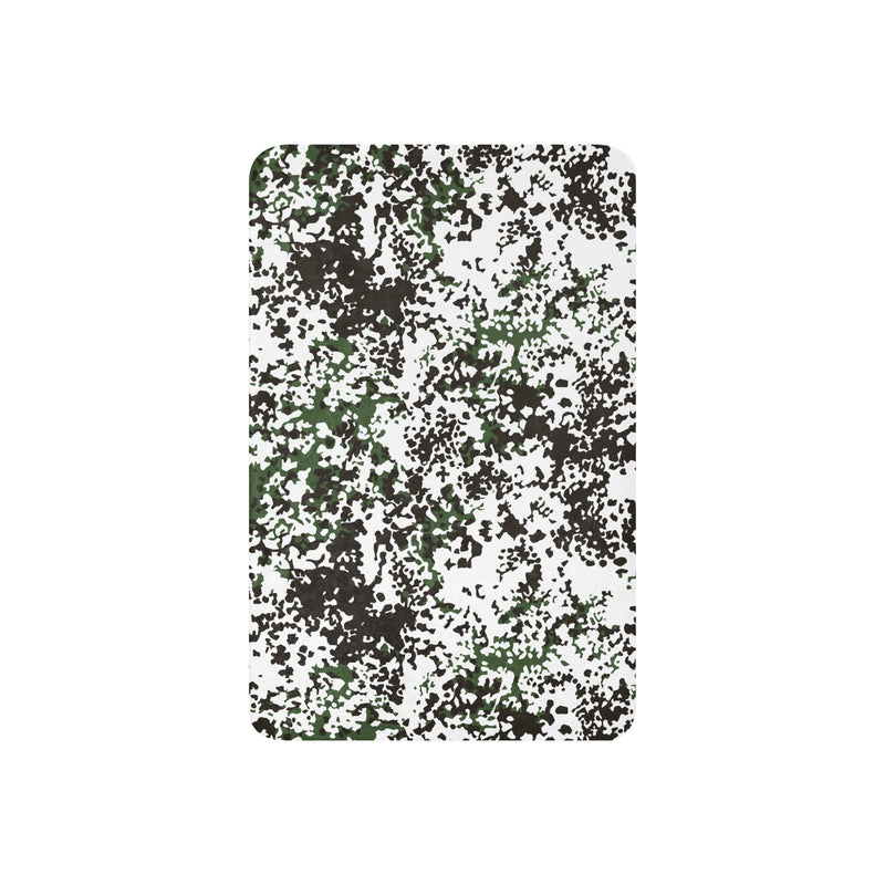 Flecktarn Snow Scandinavian CAMO Sherpa Blanket