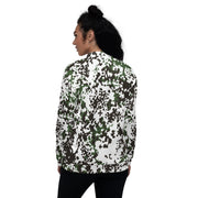 Flecktarn Snow Scandinavian CAMO Unisex Bomber Jacket