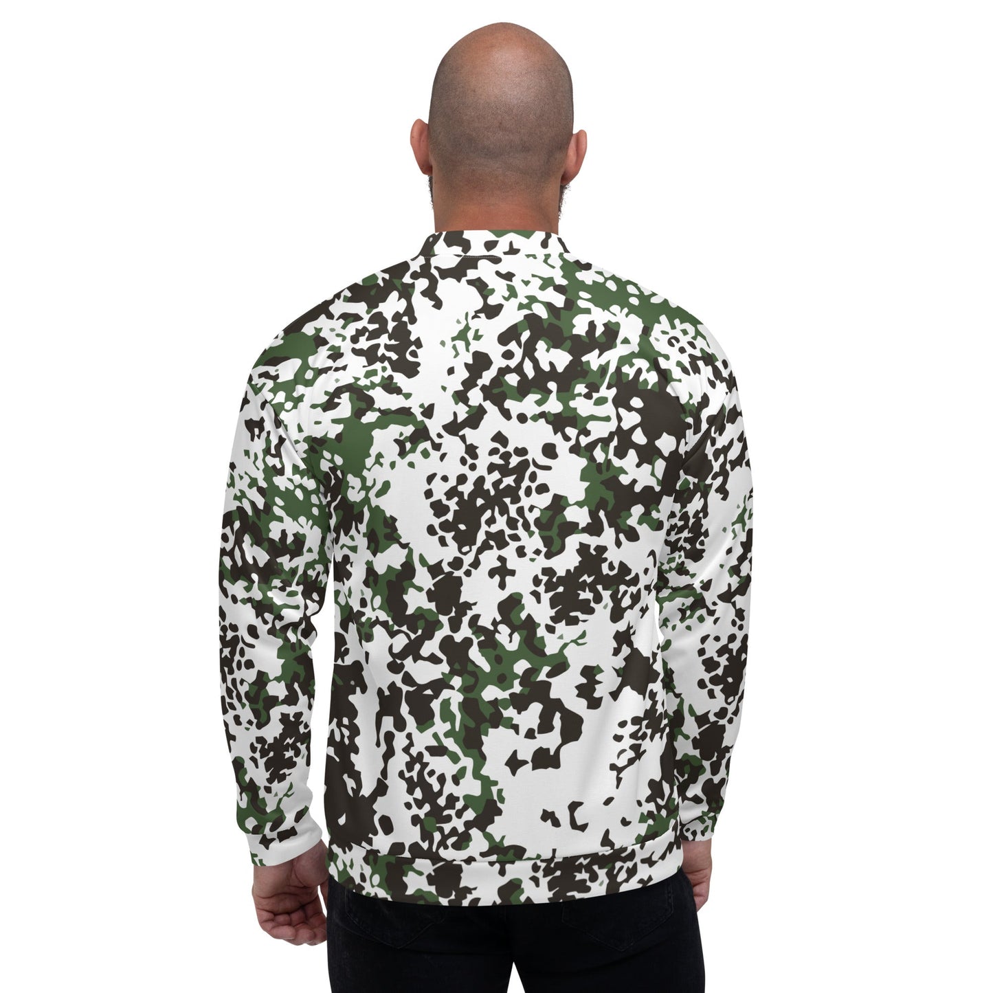 Danish Flecktarn Snow CAMO Unisex Bomber Jacket - Jackets