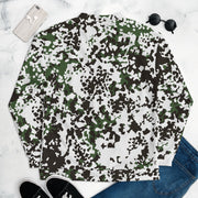 Flecktarn Snow Scandinavian CAMO Unisex Bomber Jacket