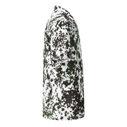 Flecktarn Scandinavian Snow CAMO Unisex Short-Sleeve Button Shirt - Button-Up