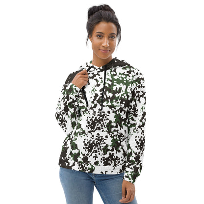 Danish Flecktarn Snow CAMO Unisex Hoodie - Hoodies