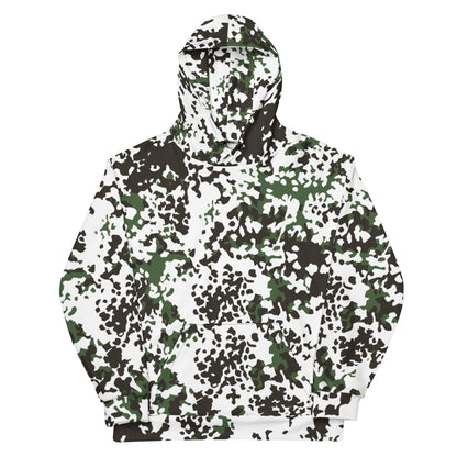 Danish Flecktarn Snow CAMO Unisex Hoodie - Hoodies