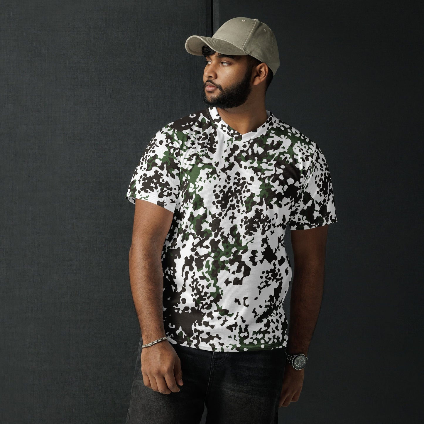 Danish Flecktarn Snow CAMO unisex sports jersey Sports Jerseys