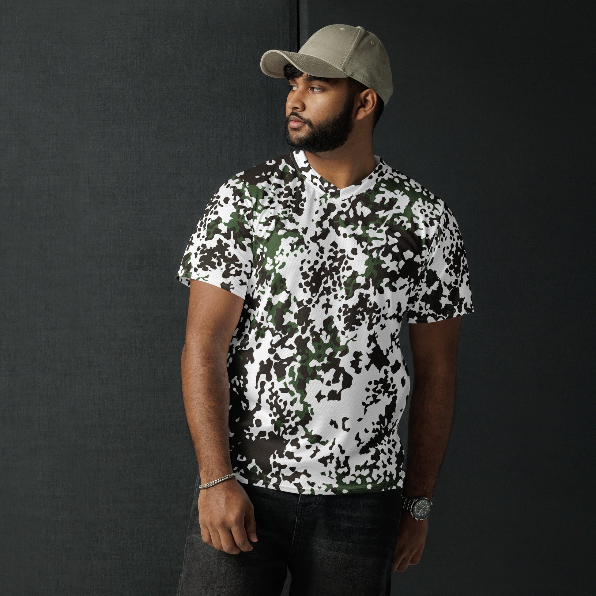 Danish Flecktarn Snow CAMO unisex sports jersey Sports Jerseys