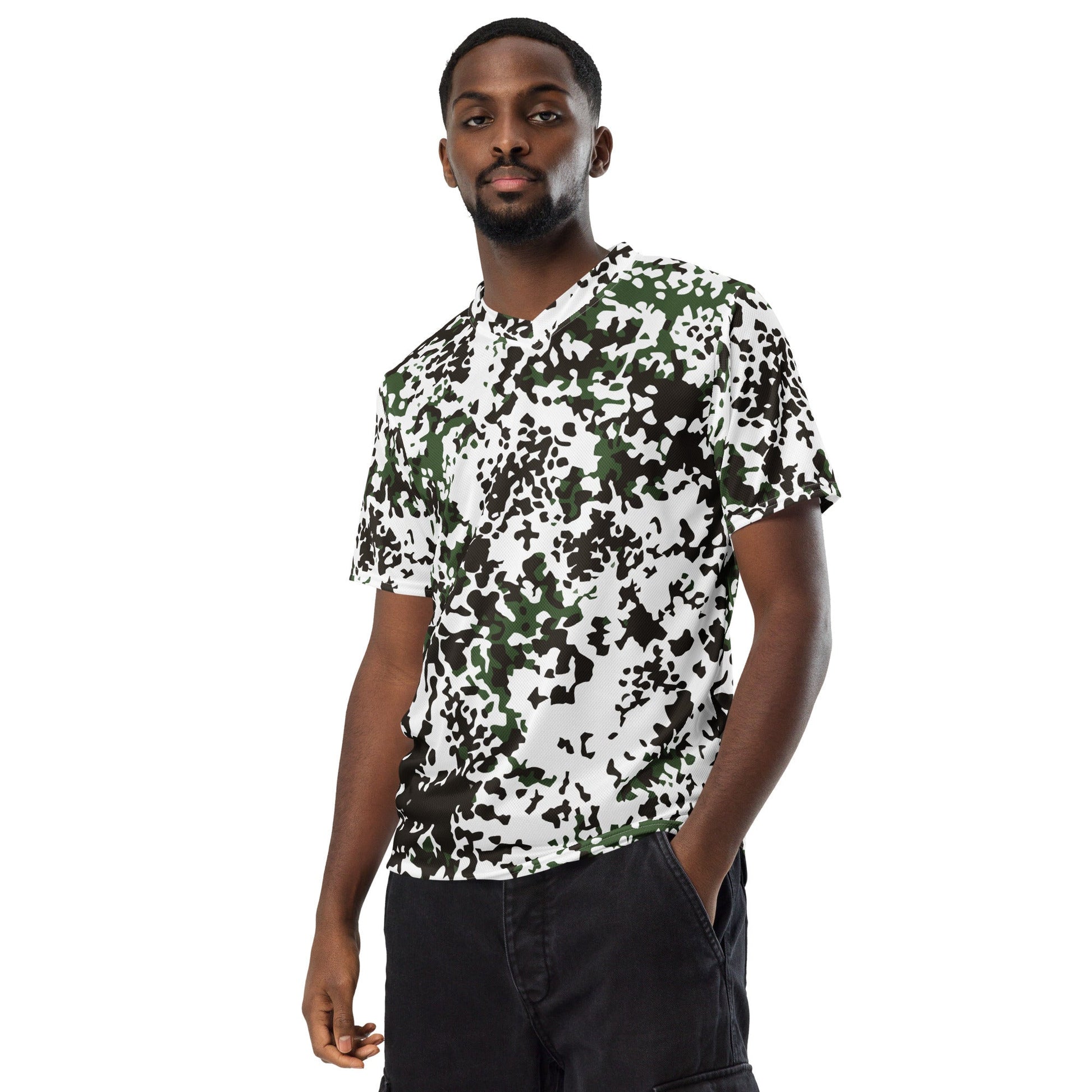 Danish Flecktarn Snow CAMO unisex sports jersey Sports Jerseys