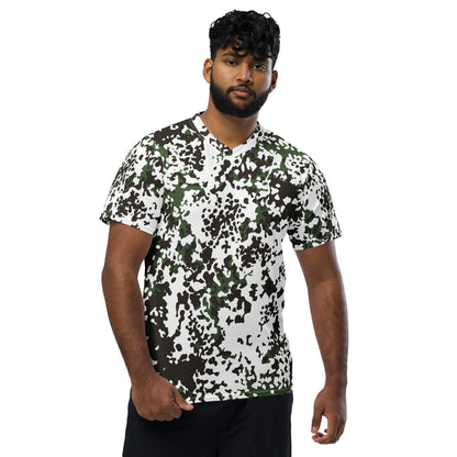 Danish Flecktarn Snow CAMO unisex sports jersey Sports Jerseys