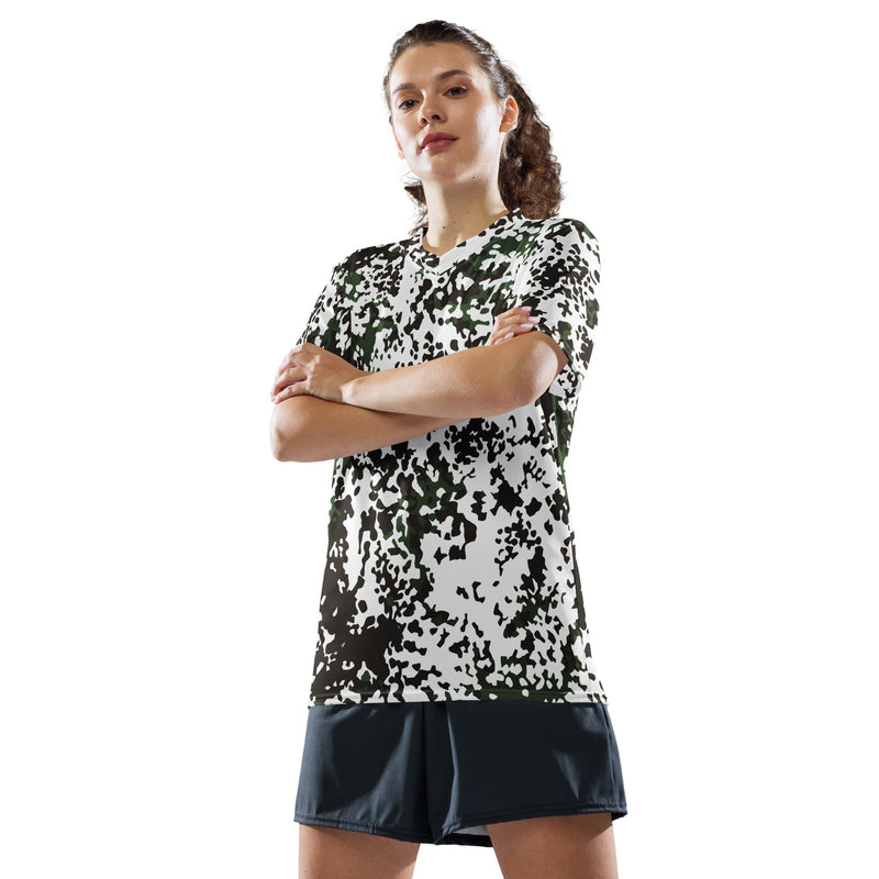 Flecktarn Scandinavian Snow CAMO Unisex Sports Jersey