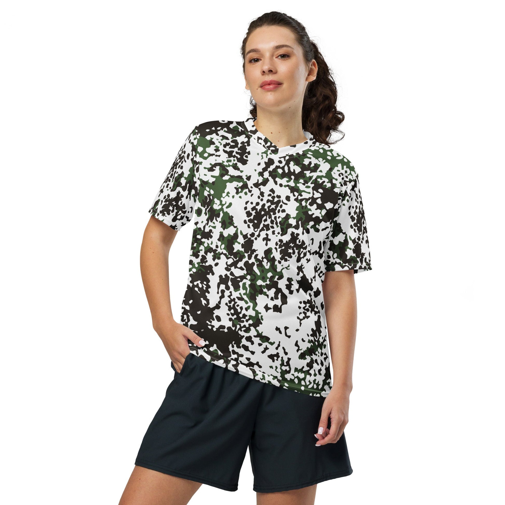 Danish Flecktarn Snow CAMO unisex sports jersey Sports Jerseys