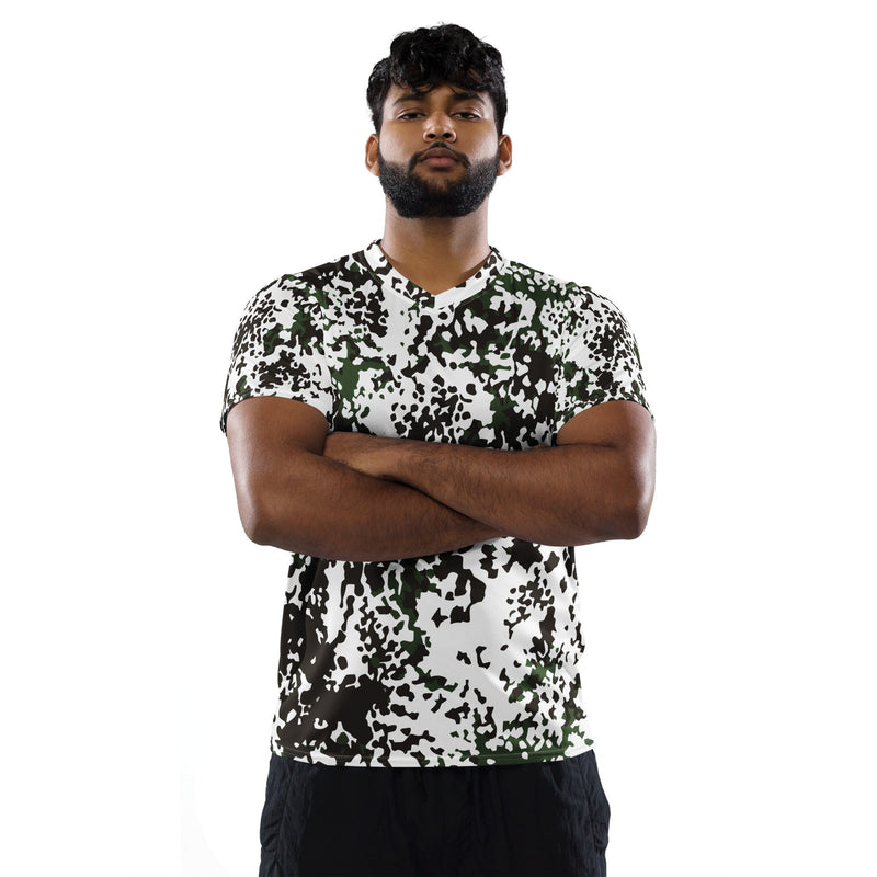 Flecktarn Scandinavian Snow CAMO Unisex Sports Jersey