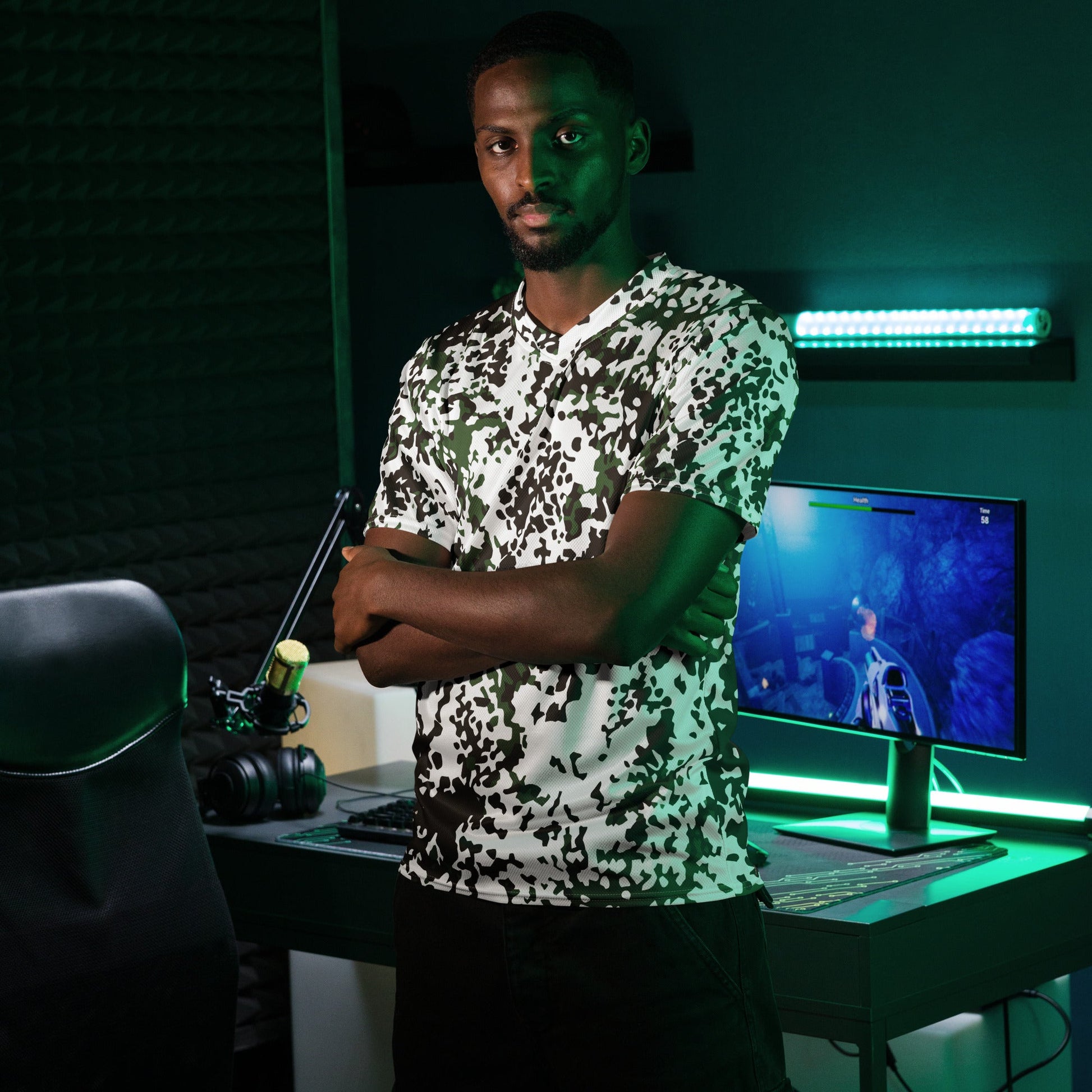 Danish Flecktarn Snow CAMO unisex sports jersey Sports Jerseys