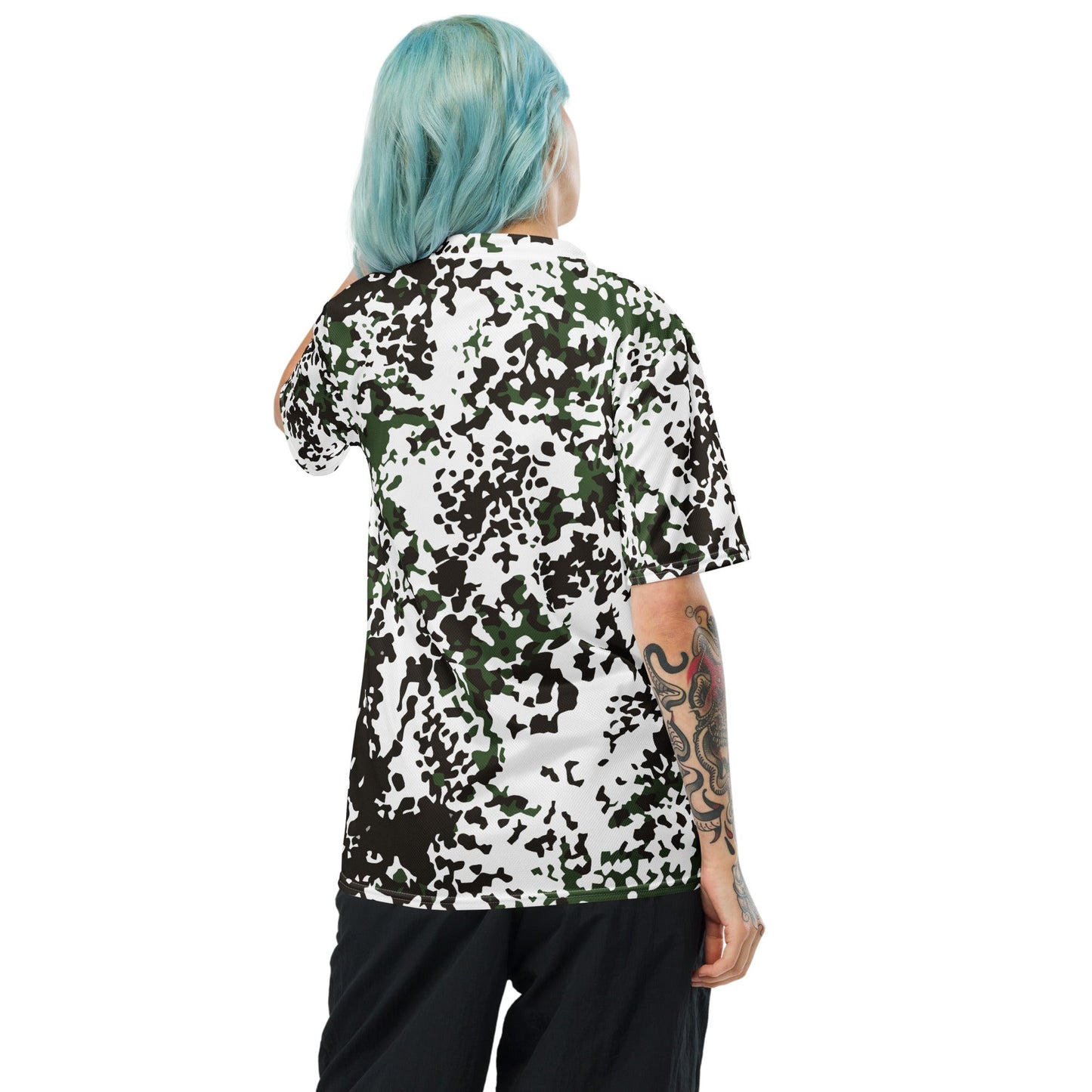 Danish Flecktarn Snow CAMO unisex sports jersey Sports Jerseys