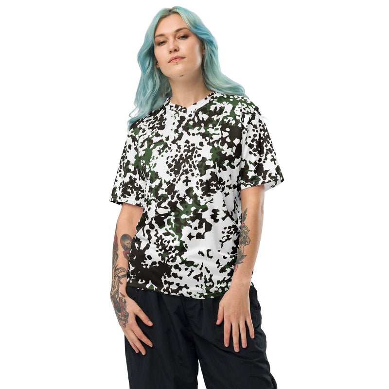 Flecktarn Scandinavian Snow CAMO Unisex Sports Jersey