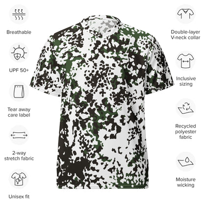 Danish Flecktarn Snow CAMO unisex sports jersey Sports Jerseys