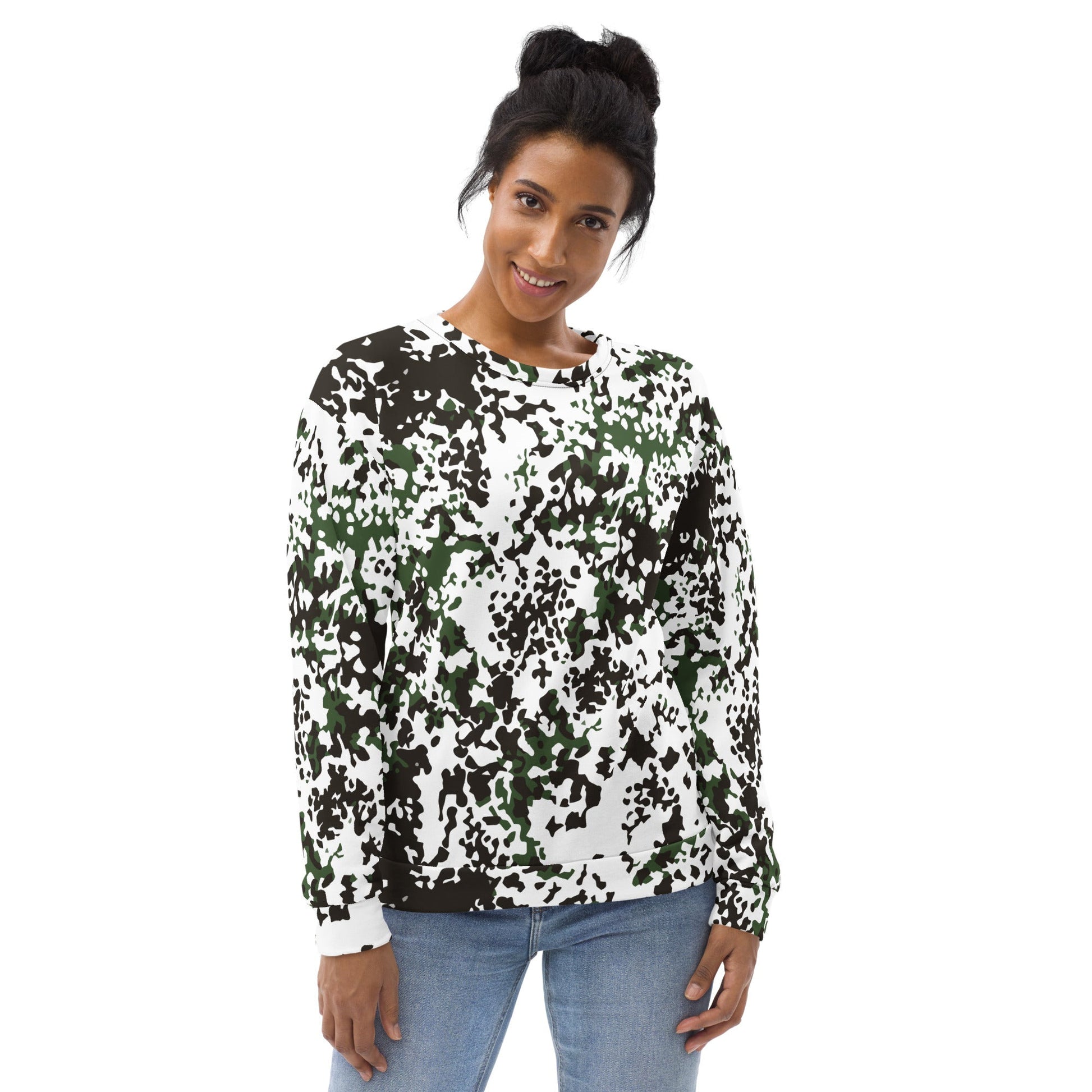 Danish Flecktarn Snow CAMO Unisex Sweatshirt - Sweatshirts