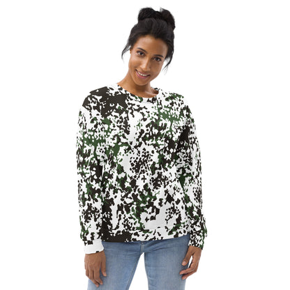 Danish Flecktarn Snow CAMO Unisex Sweatshirt - Sweatshirts