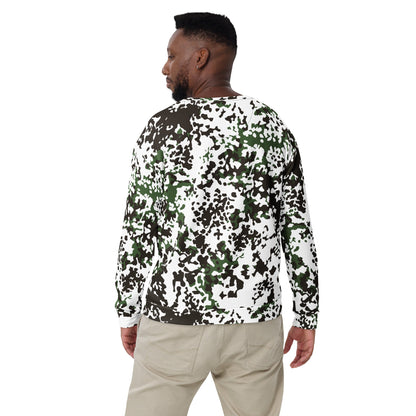 Danish Flecktarn Snow CAMO Unisex Sweatshirt - Sweatshirts