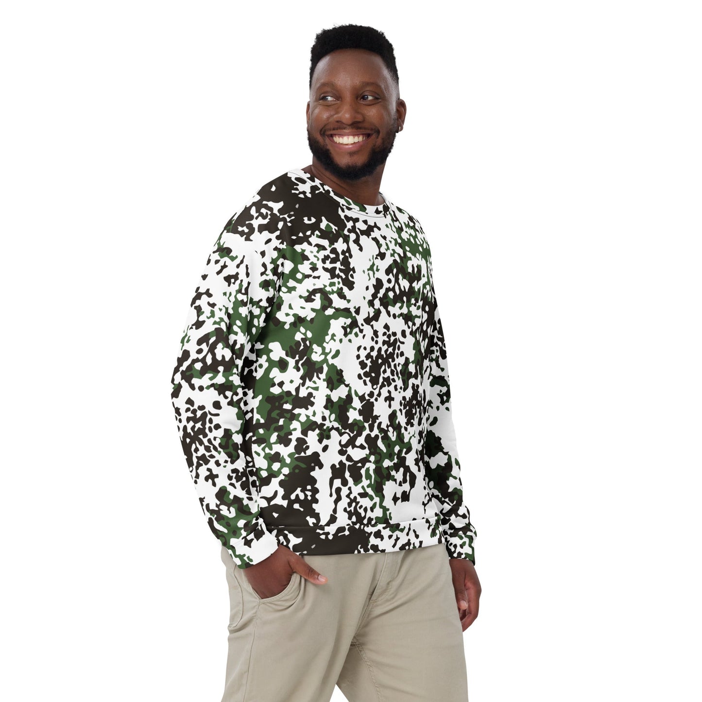 Danish Flecktarn Snow CAMO Unisex Sweatshirt - Sweatshirts