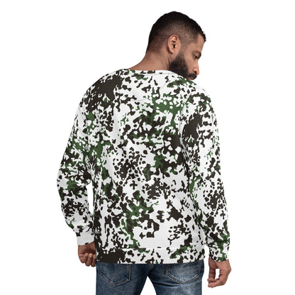 Danish Flecktarn Snow CAMO Unisex Sweatshirt - Sweatshirts