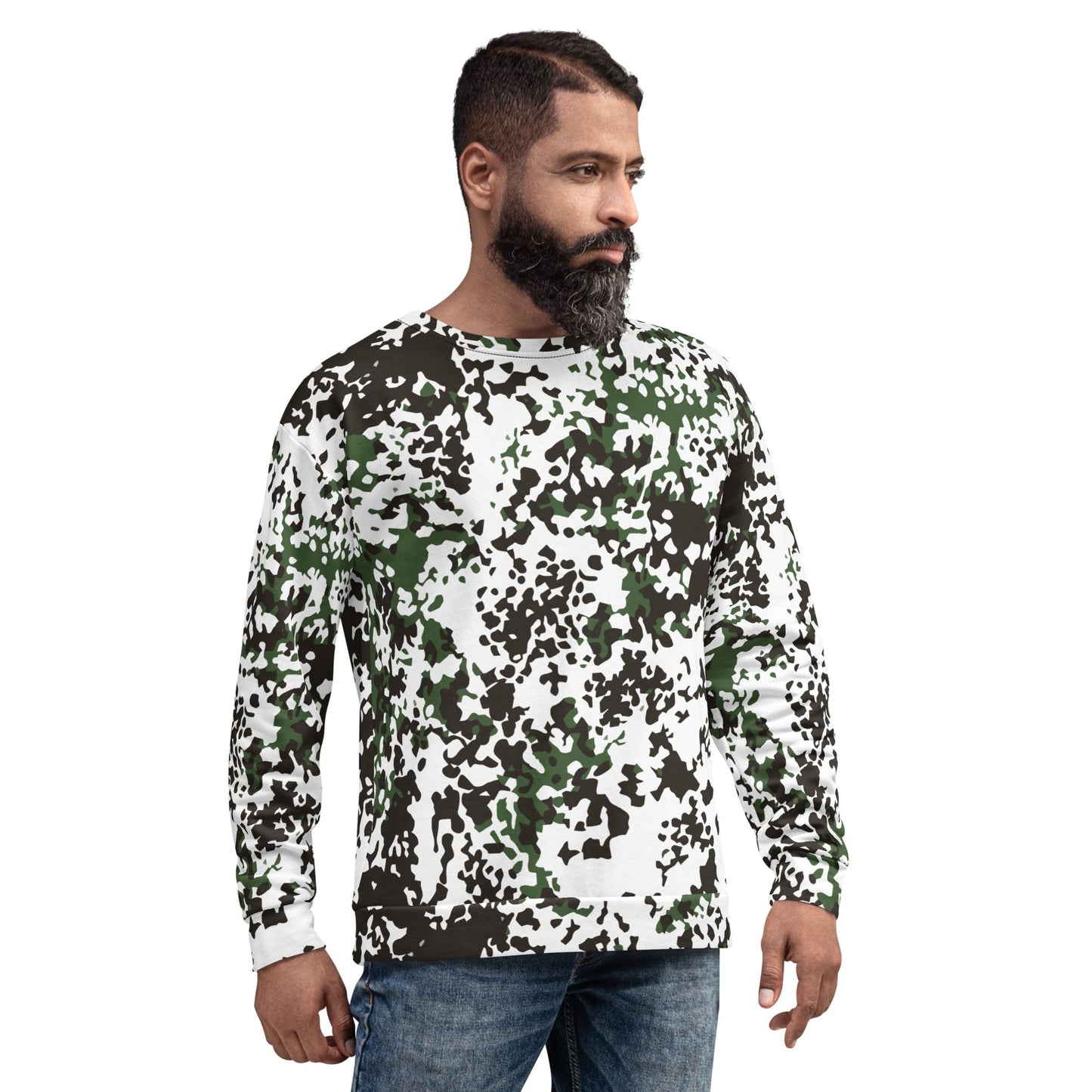 Danish Flecktarn Snow CAMO Unisex Sweatshirt - Sweatshirts