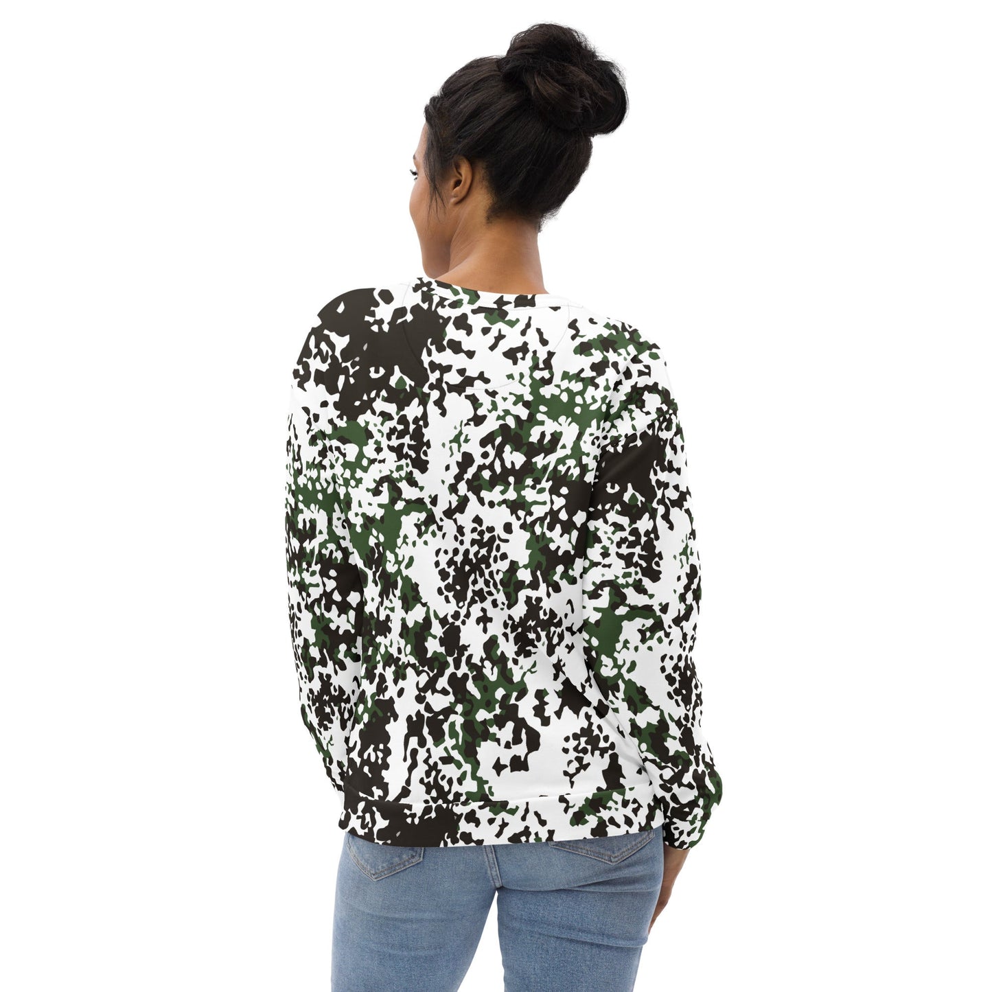 Danish Flecktarn Snow CAMO Unisex Sweatshirt - Sweatshirts