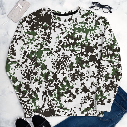 Danish Flecktarn Snow CAMO Unisex Sweatshirt - Sweatshirts