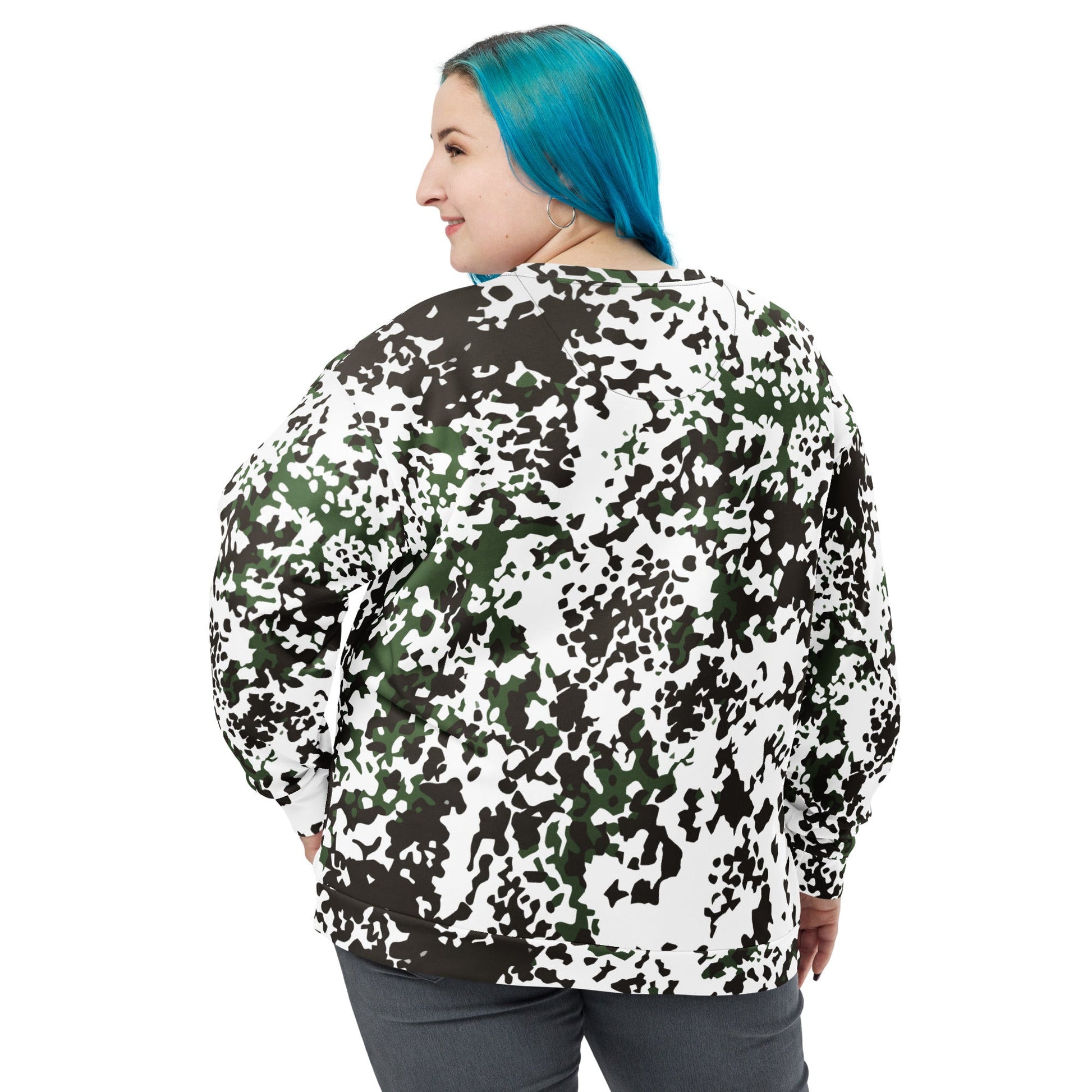 Danish Flecktarn Snow CAMO Unisex Sweatshirt - Sweatshirts