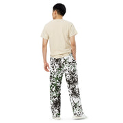 Flecktarn Scandinavian Snow CAMO Unisex Wide-Leg Leisure Pants - Pant
