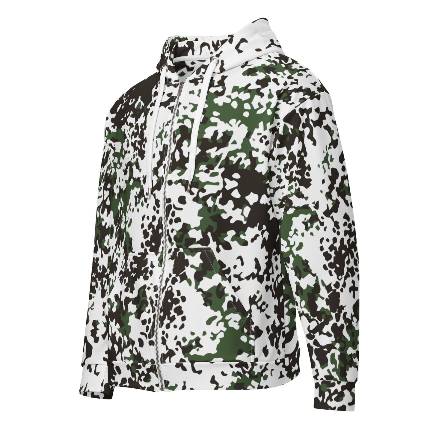 Danish Flecktarn Snow CAMO Unisex zip hoodie Zip Hoodies
