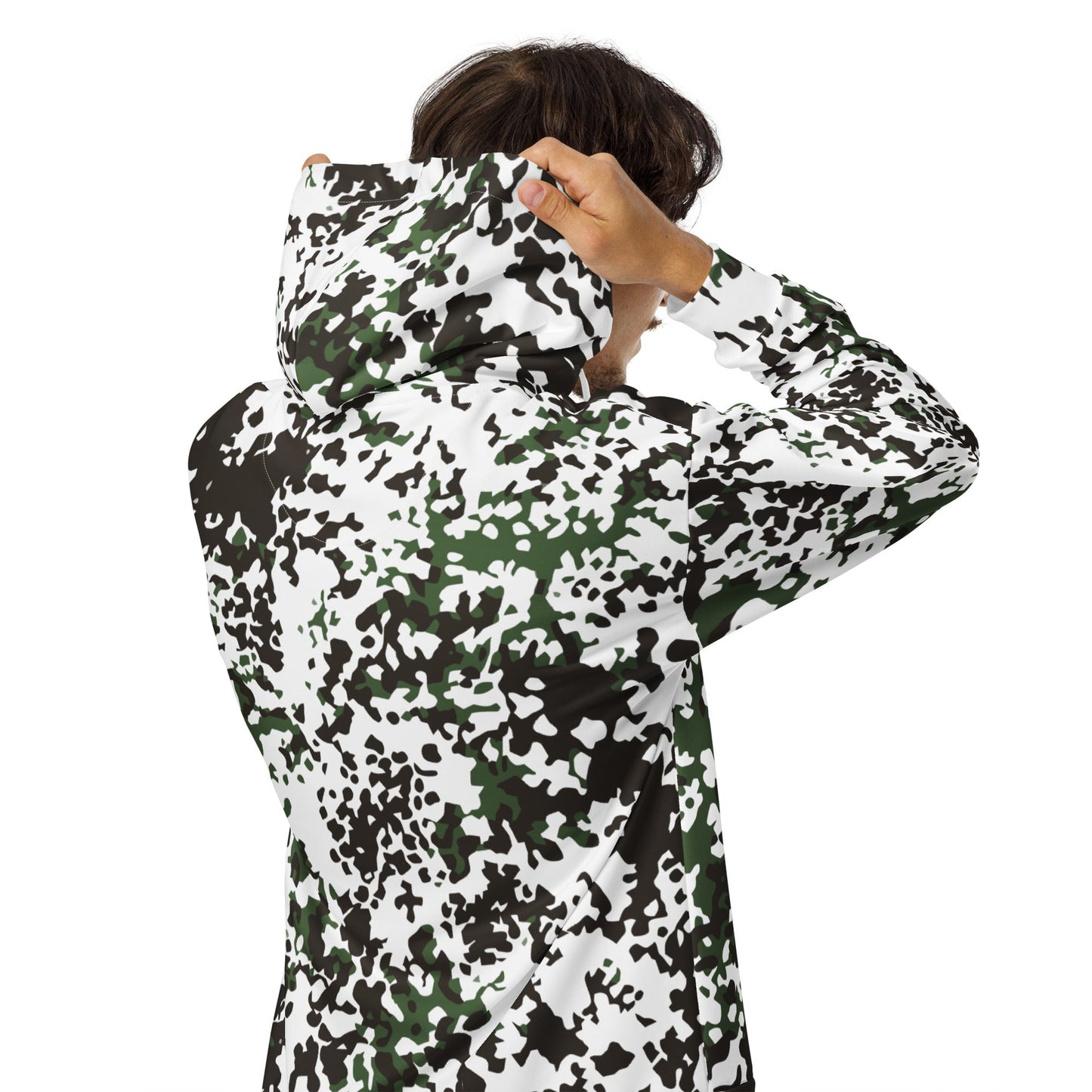 Danish Flecktarn Snow CAMO Unisex zip hoodie Zip Hoodies