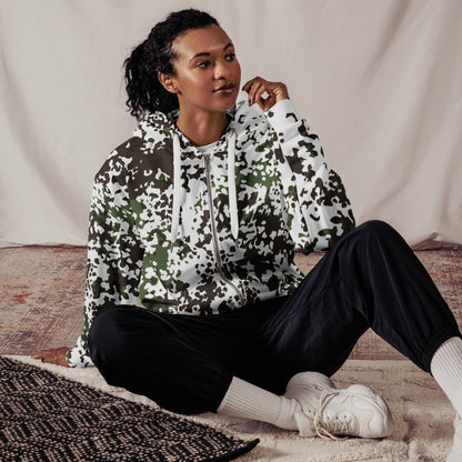 Danish Flecktarn Snow CAMO Unisex zip hoodie Zip Hoodies