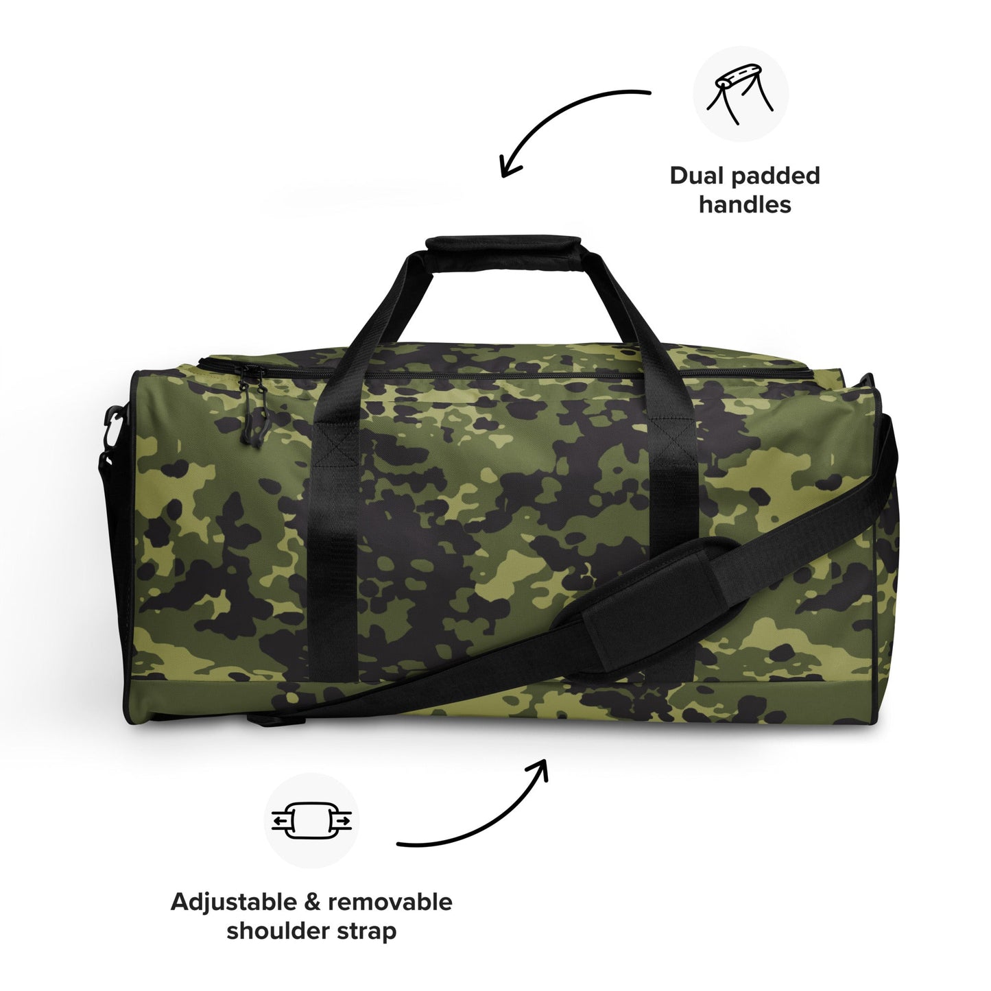 Danish Flecktarn Woodland CAMO Duffle bag - Bags