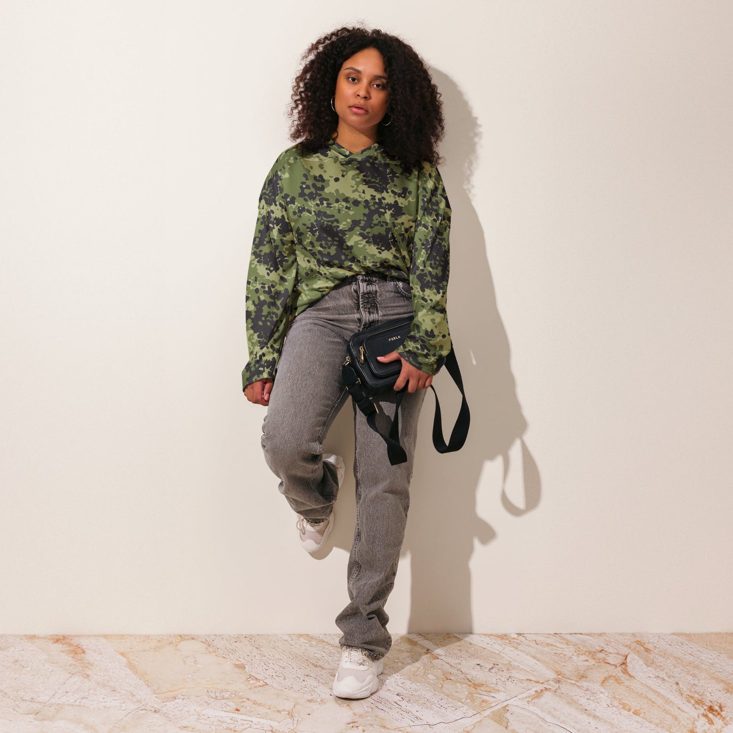 Danish Flecktarn Woodland CAMO hockey fan jersey Hockey Jerseys