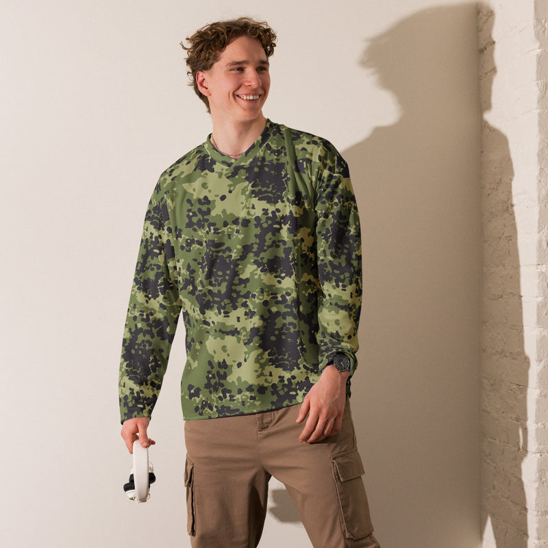 Flecktarn Woodland Scandinavian CAMO Unisex Hockey Fan Jersey