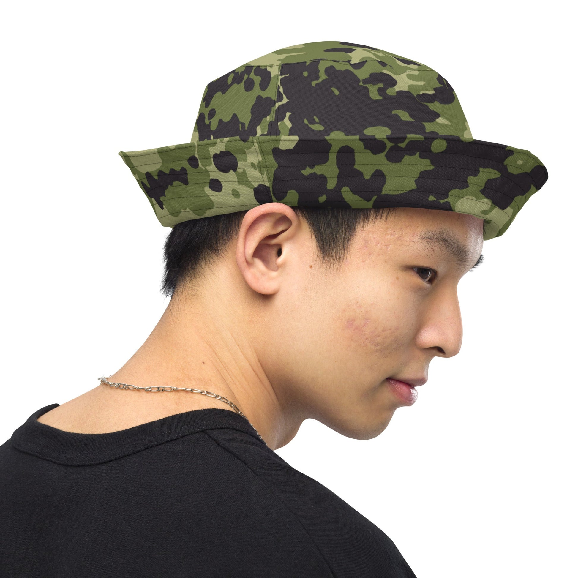 Danish Flecktarn Woodland CAMO Reversible bucket hat - Bucket Hats