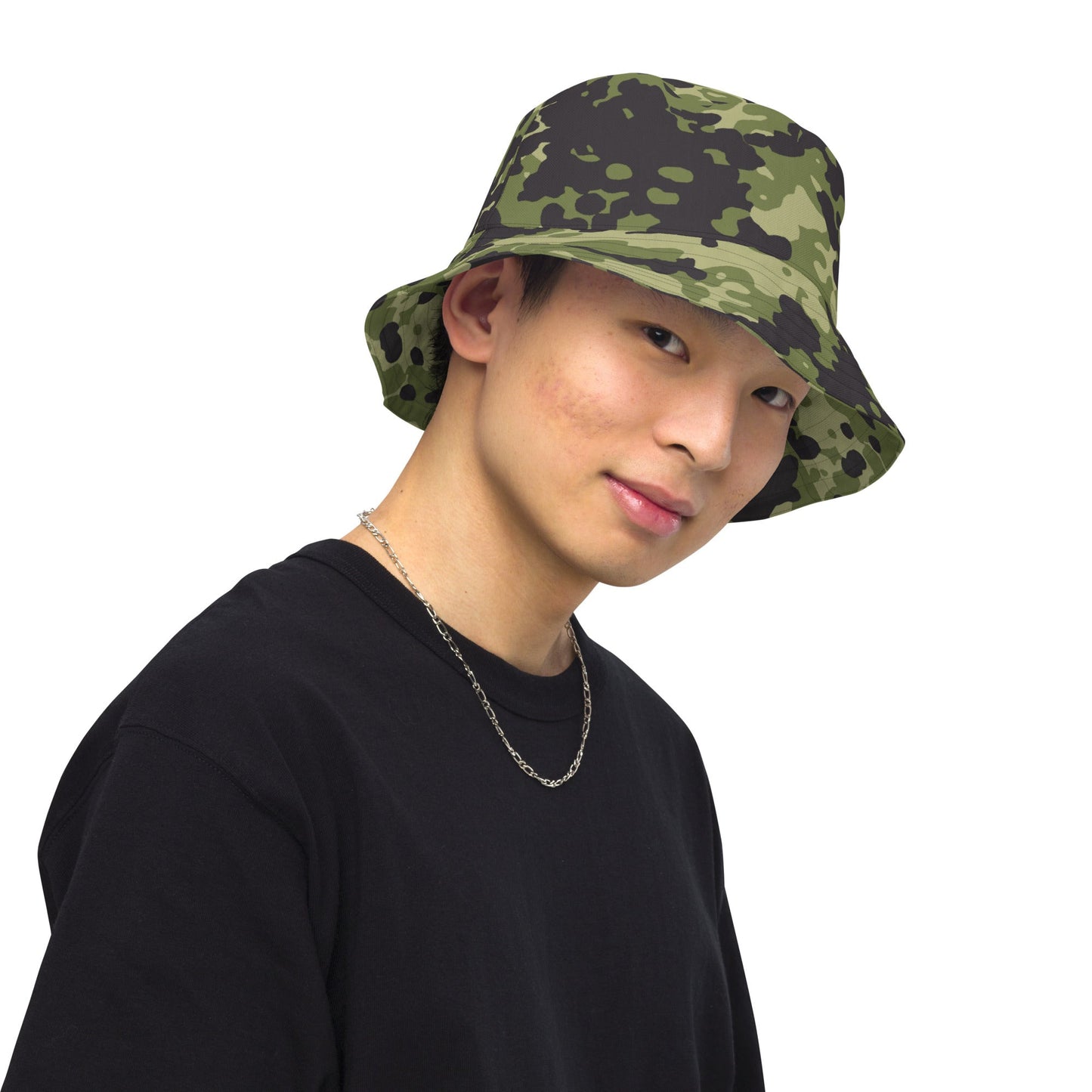 Danish Flecktarn Woodland CAMO Reversible bucket hat - Bucket Hats