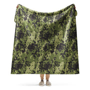 Flecktarn Woodland Scandinavian CAMO Sherpa Blanket - 60″×80″