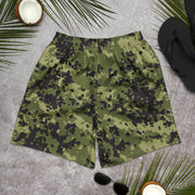 Flecktarn Scandinavian Woodland CAMO Unisex Athletic Long Shorts