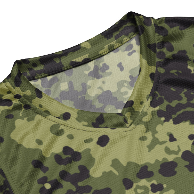 Flecktarn Woodland Scandinavian CAMO Unisex Basketball Jersey