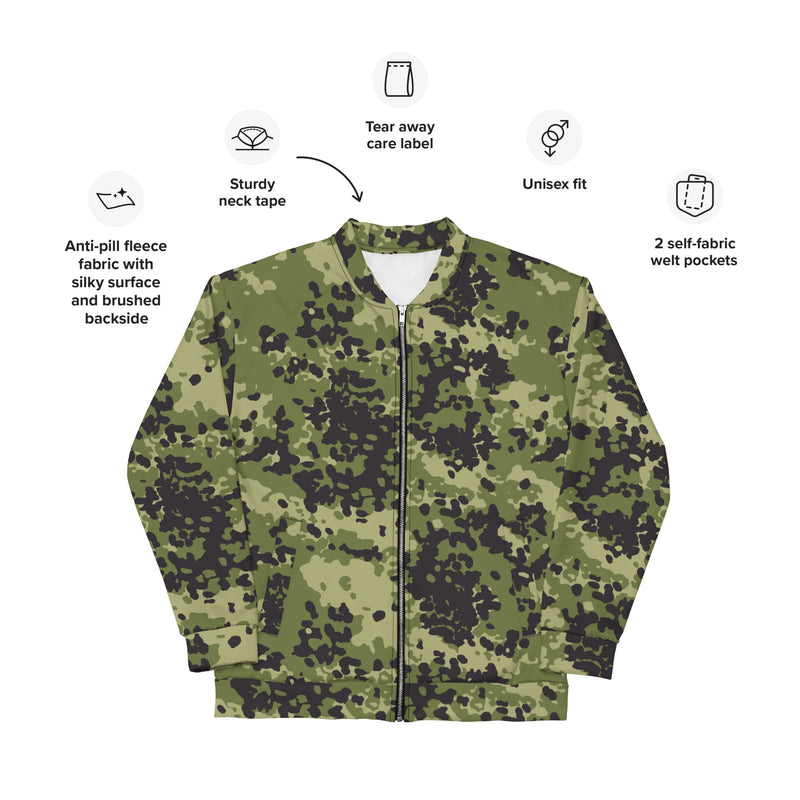 Flecktarn Scandinavian Woodland CAMO Unisex Bomber Jacket