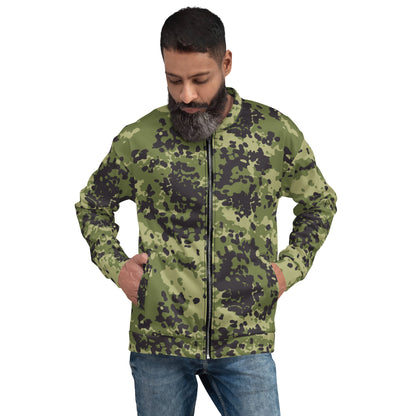 Danish Flecktarn Woodland CAMO Unisex Bomber Jacket - Jackets