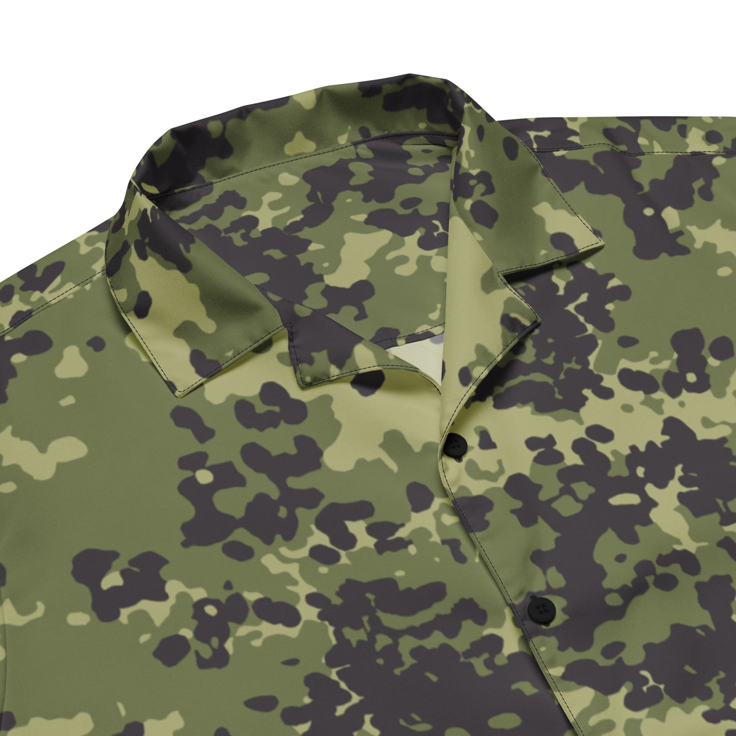 Danish Flecktarn Woodland CAMO Unisex button shirt Button Shirts