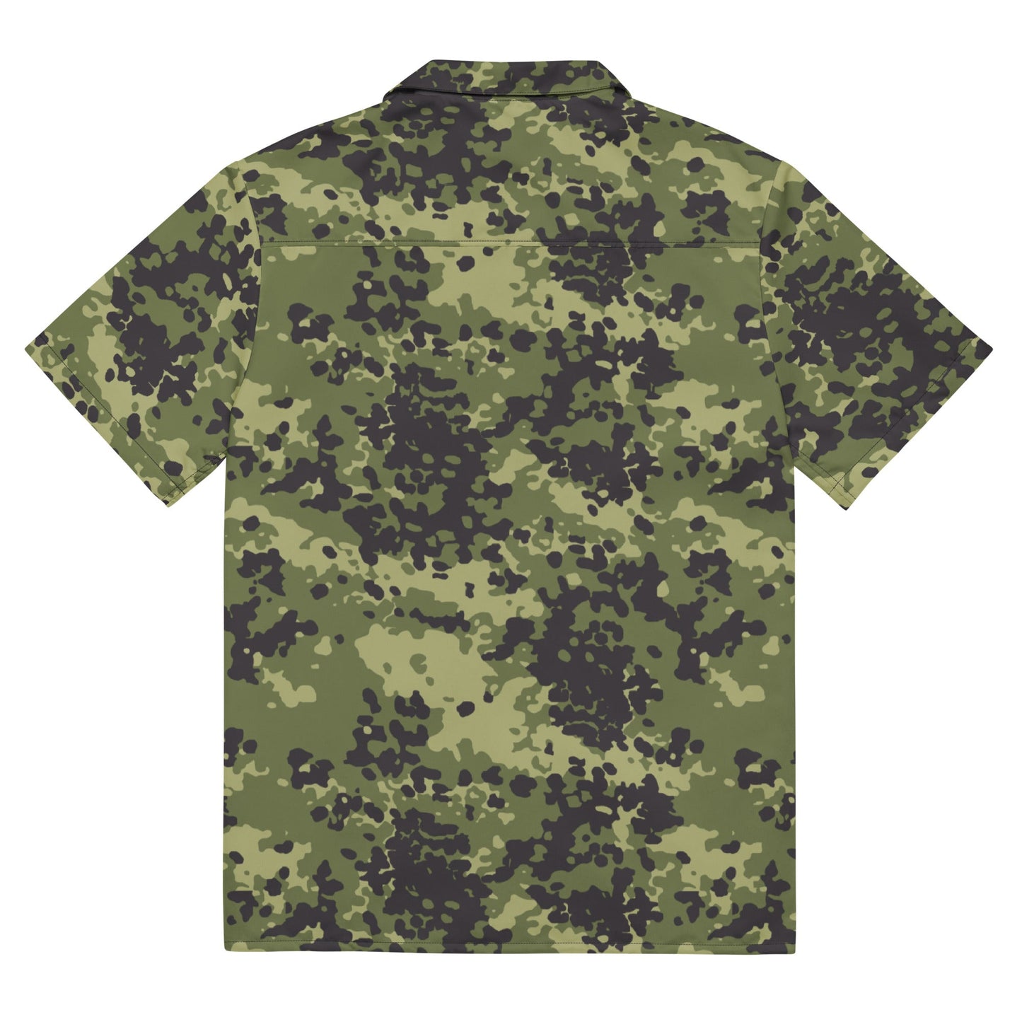 Danish Flecktarn Woodland CAMO Unisex button shirt Button Shirts